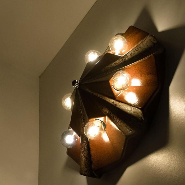 German Caroussel Brown Ceramic Lamp from Pan, 1970s For Sale - Image 12 of 16