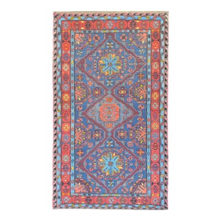 Vintage Mid Century Soumak Rug For Sale
