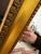 Large Louis XVI Style Gilded Beveled Mirror, 1950s For Sale - Image 4 of 12