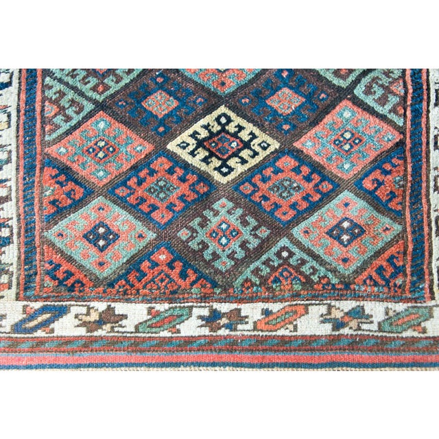 Early 20th Century Kurdish Jaffe Rug For Sale In Chicago - Image 6 of 10