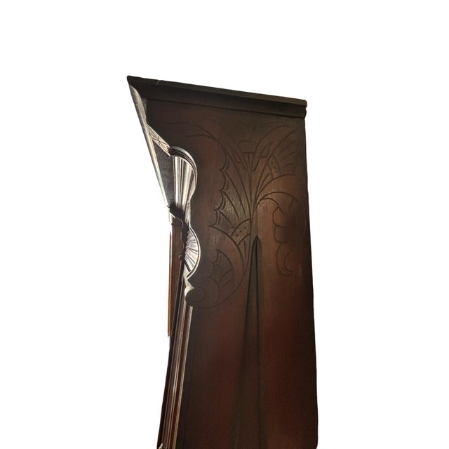 Antique j.m.w Jones Chicago Mahogany Tambour 2-Door Office Cabinet, Circa 1900 For Sale In Greensboro - Image 6 of 12