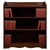 Wood 20th Century Mahogany Open Bookcase For Sale - Image 7 of 7