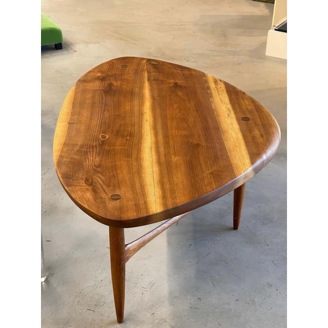 Mid 20th Century Scandinavian Guitar Pick Leaf Table For Sale - Image 10 of 13