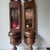 Vintage Wooden Wall Candle Holders With Mirrors Set of 2 For Sale - Image 4 of 9