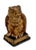 This Really is a Great Looking Antique American Cast Iron Figurative Doorstop. Subjects Depicts the "Wise Old Owl" Sitting...