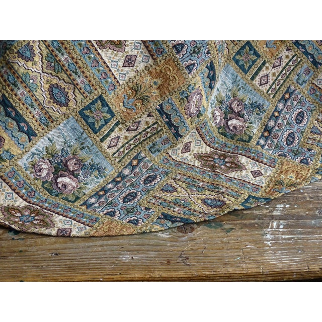 1960s Brocade Fabric Panel Floral Design For Sale - Image 12 of 12