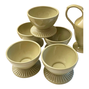 Waterford Great Room Irish Breakfast Bowl Footed Green Gloss Finish- 4