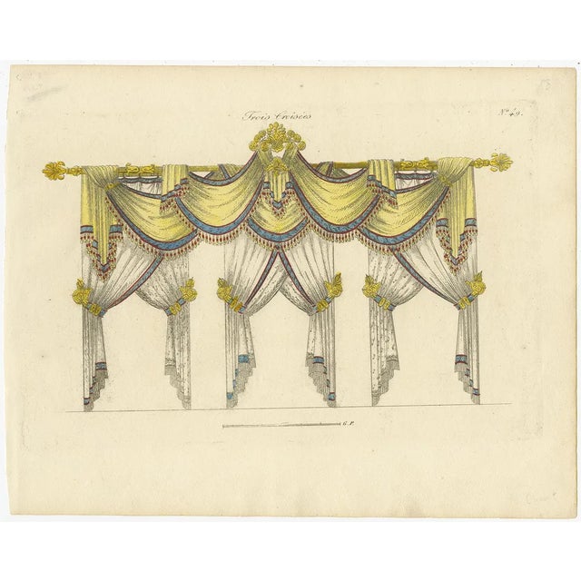 Osmont, Various Draperies, 1820, Paper, Set of 11 For Sale