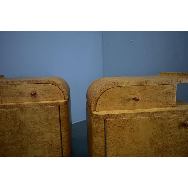 Art Deco Bedside Tables, Czechoslovakia, 1937, Set of 2 For Sale - Image 13 of 18