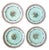 English Vintage Adams England Calyx Ware Vintage Carolynn Eight (8) Salad or Dessert Plates For Sale - Image 3 of 6
