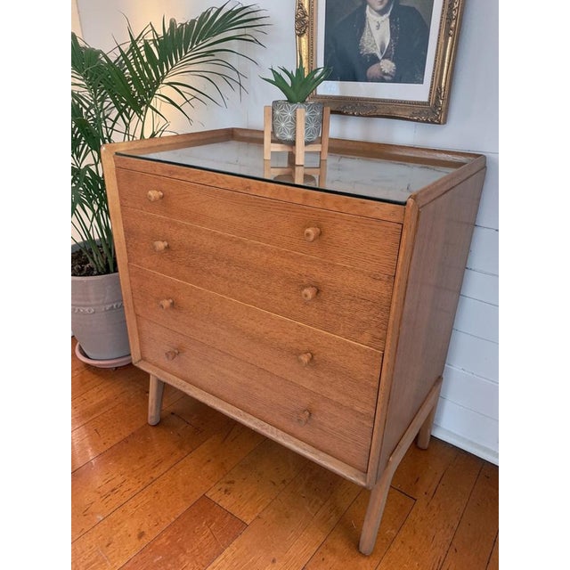 Wood Mid-Century Modern Chest of Drawers in Teak from Kandya, 1950s For Sale - Image 7 of 18