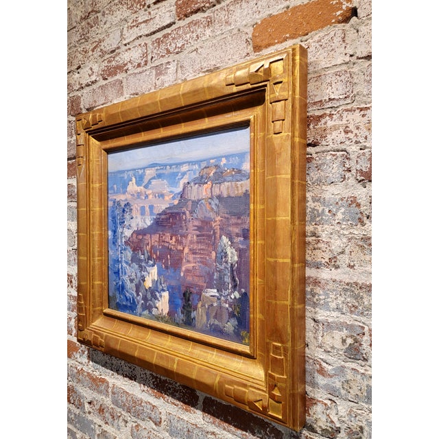 Fitch Fulton - 1920s View of the Grand Canyon - Oil Painting For Sale - Image 9 of 10