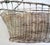 Vintage French Modern Woven Silver Plated Handled Wine Cradle Basket For Sale - Image 9 of 10
