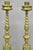 Renaissance Vintage French Renaissance Brass Figural Candlestick Pricket Candleholder a Pair For Sale - Image 3 of 12