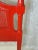 Wood Vintage Bali Hai Faux Bamboo Cane Twin Headboard by Henry Link- Newly Painted Flirt Red by Behr For Sale - Image 7 of 11