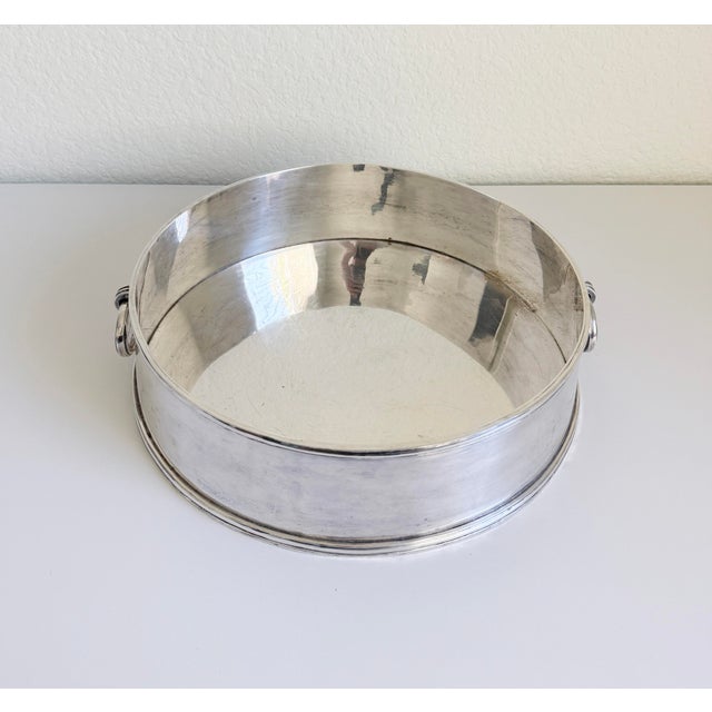 Silver Ralph Lauren Silver-Plate Jardinière Centerpiece Vessel, Late 20th Century For Sale - Image 8 of 16