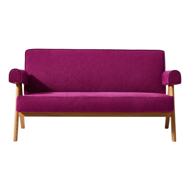 Capitol Complex Sofa attributed to Pierre Jeanneret for Cassina For Sale