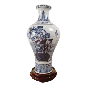 Chinese Porcelain Lotus Pond Fengweizun