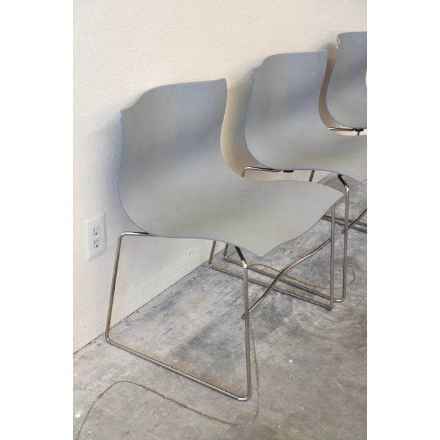 Plastic Set of 3 Vintage Handkerchief Chairs by Lella & Massimo Vignelli for Knoll, 1990s For Sale - Image 7 of 11