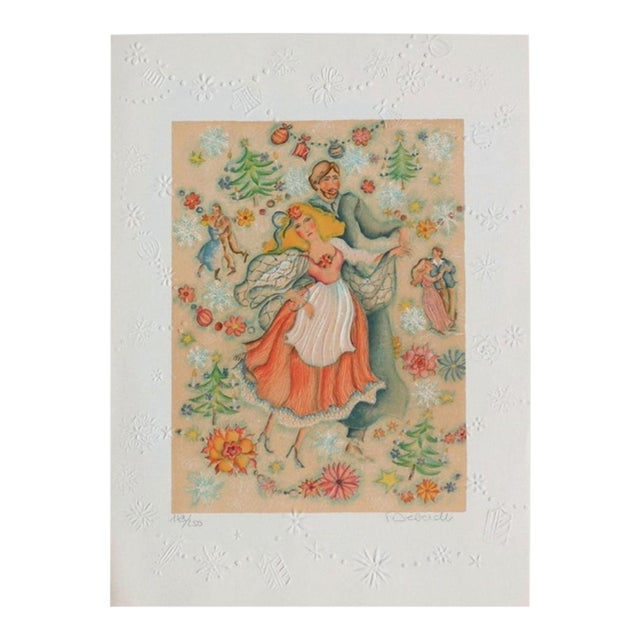 1985 Françoise Deberdt Maison De Poupée IV Signed Lithograph For Sale