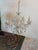Traditional Crystal and Glass Five-Light Chandelier For Sale - Image 4 of 12