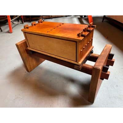 Birdie Miller Jewelry Box, Mahogany & Walnut, Modern Design, USA For Sale - Image 13 of 16