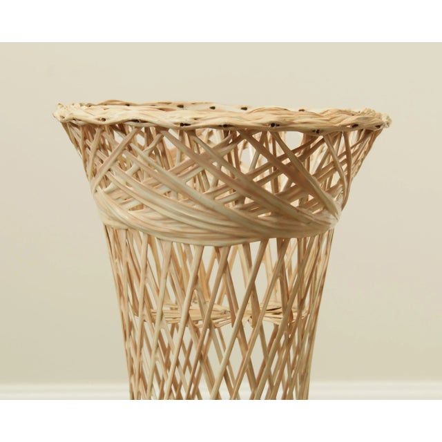 Almond Russell Woodard Vintage Spun Fiberglass Planter For Sale - Image 8 of 12