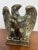 Vintage brass-tone bald eagle bookend featuring spread wings and a “1776” base. Classic American patriotic/Federal-style...