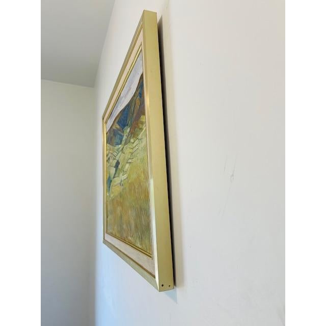 Metal Original Oil Lanscape For Sale - Image 7 of 17