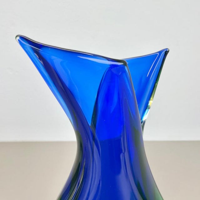 Sommerso Glass Vase by Flavio Poli for Seguso, 1970 For Sale - Image 10 of 18