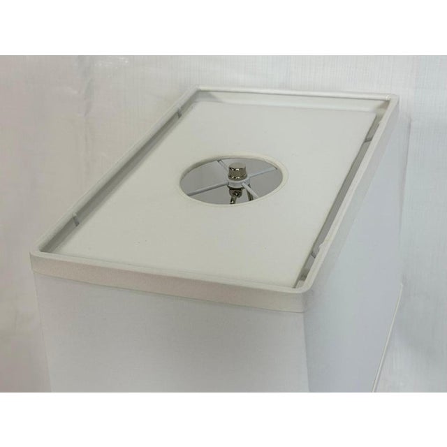 Marian Jamieson "Cube" Table Lamp Polished Nickel Modernist Design For Sale - Image 10 of 17