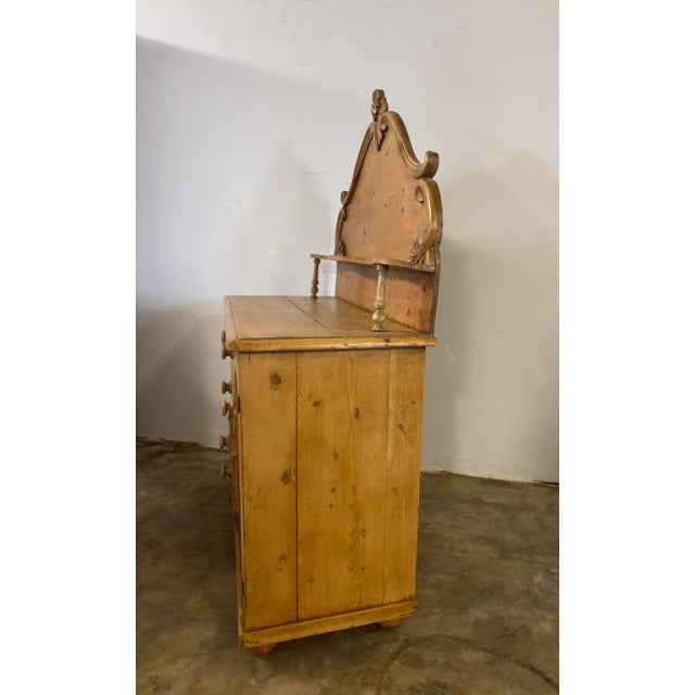 19th Century 19th Century English Pine Chiffonier For Sale - Image 5 of 7