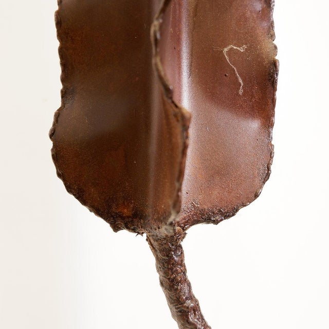 Cactus sculpture in patinated rust-effect metal, H: 172 cm Decoration - Interior - Wabi Sabi Dimensions: 50 x 50 cm, H:...