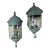 Pair of Vintage Solid Brass Wall Lanterns /Sconces 22”x10”x11”.5 For Sale
