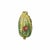 Farmhouse Vintage Peasant Village (Pv) Italy Hand-Painted Ceramic Cabbage and Lettuce-Leaf Oil and Vinegar Bottle/Decanter For Sale - Image 3 of 4
