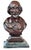 A refined set of four 20th-century carved Mahogany busts representing influential literary and historical figures (From...