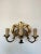 Italian Beech Wall Lights, 1980s, Set of 7 For Sale - Image 4 of 5