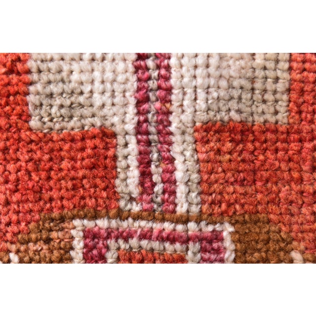 Textile Vintage Runner Rug in Wool For Sale - Image 7 of 14