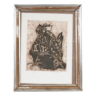 Luciano Minguzzi, Gallo, 2000s, Engraving, Framed For Sale