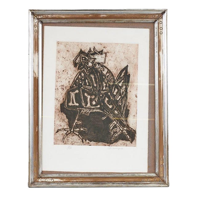 Luciano Minguzzi, Gallo, 2000s, Engraving, Framed For Sale