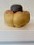 Antique Mount Washington “Crown Milano” Glass Tomato Shaped Shaker With Original Pairpoint Lid-Great Uranium Glow! For Sale - Image 4 of 11