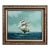 Late 20th Century Listed Artist Hewett Jackson Original Oil Painting | Tall Ship Seascape | Framed For Sale