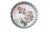 A set of seven Japanese Kiri-Mon lusterware serving dish set. Made of porcelain and arranged to fit six dishes around a...