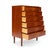 Vintage Danish Mid-Century Teak Six Drawer Tallboy Dresser 1960s For Sale - Image 4 of 8