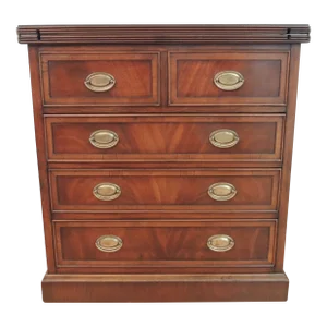 Hekman Furniture Mahogany and Satinwood Veneers Bachelor Chest