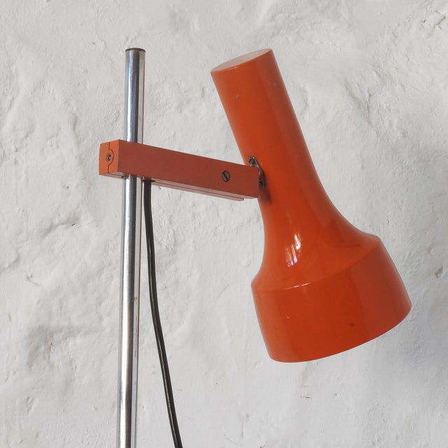 Black Mid-Century Modern Floor Lamp from Kaiser-Leuchten, Germany, 1970s For Sale - Image 8 of 14