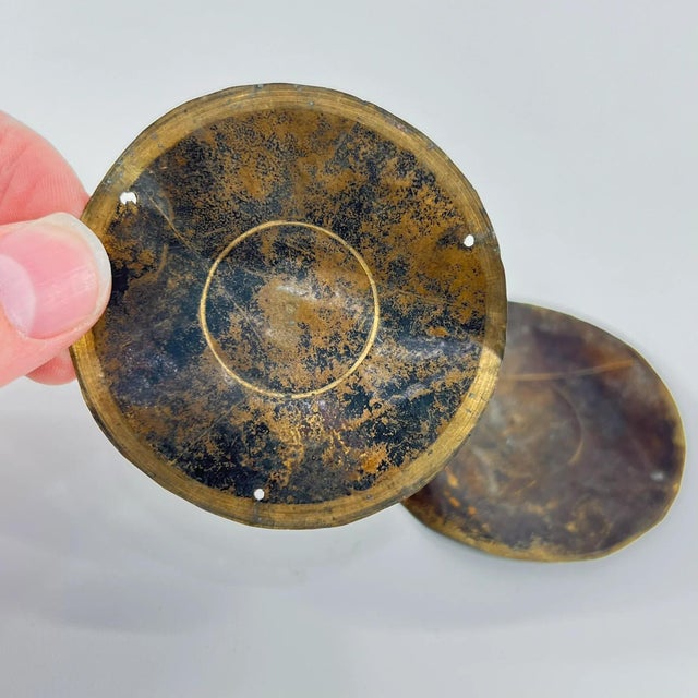 Early 20th Century 2 Asante Gold Dust Scale Pans Côte d'Ivoire For Sale - Image 4 of 7