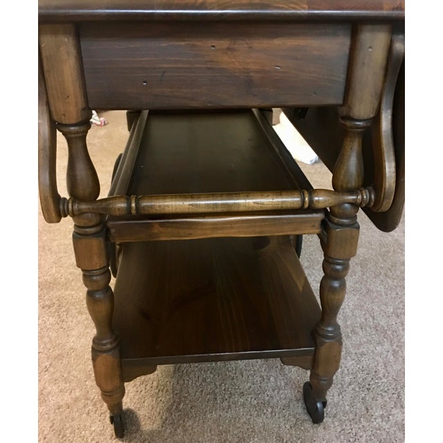 1960s Ethan Allen Bar Tea Cart Chairish