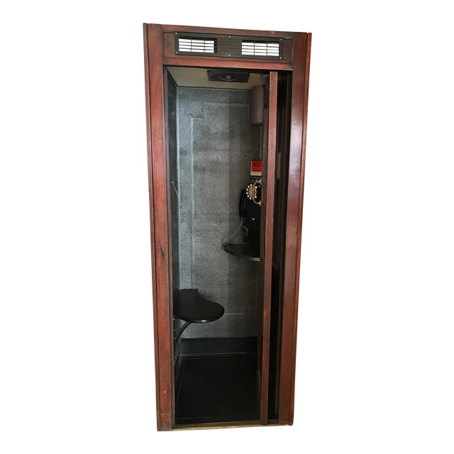 Vintage Wooden Stand Alone Phone Booth Chairish