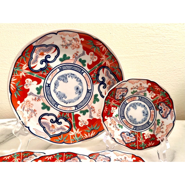 Ceramic Vintage George Briard Imari Plates For Sale - Image 7 of 13